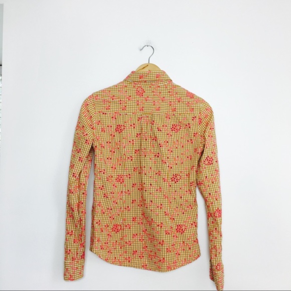 Anthropologie Odille Embroidered Eyelet Buttondown - Picture 4 of 6